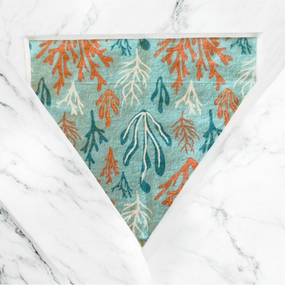 DOG Bandana - Coral Reef - Size L Large